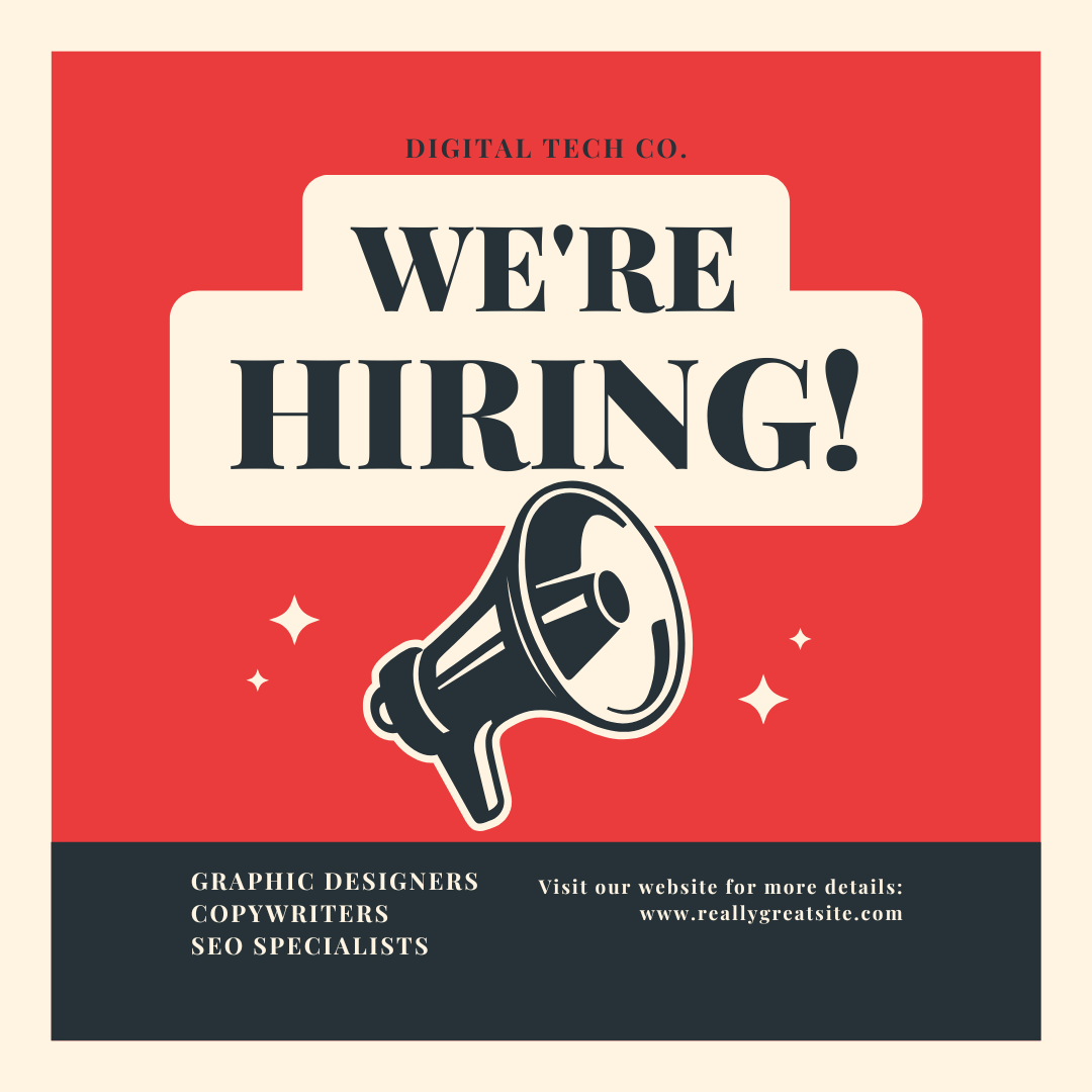 We're Hiring - Join Our Team!